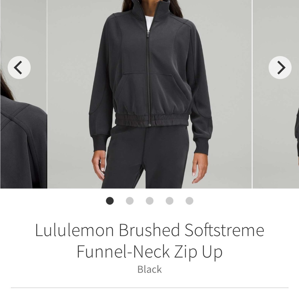 lululemon Softreme Funnel Neck Zip Up